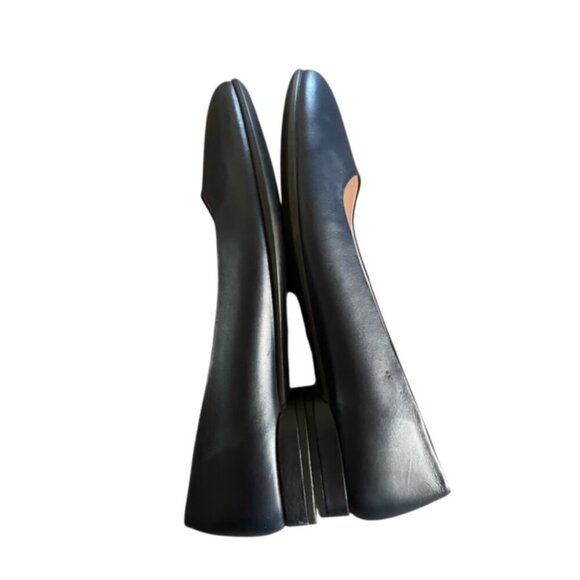 Ecco Anine Night Sky Navy Leather Flats 10 - Picture 3 of 7